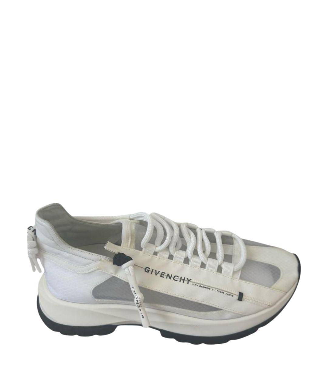GIVENCHY Белые текстильные кроссовки, фото 1