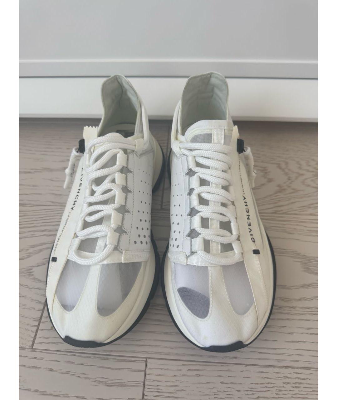 GIVENCHY Белые текстильные кроссовки, фото 2