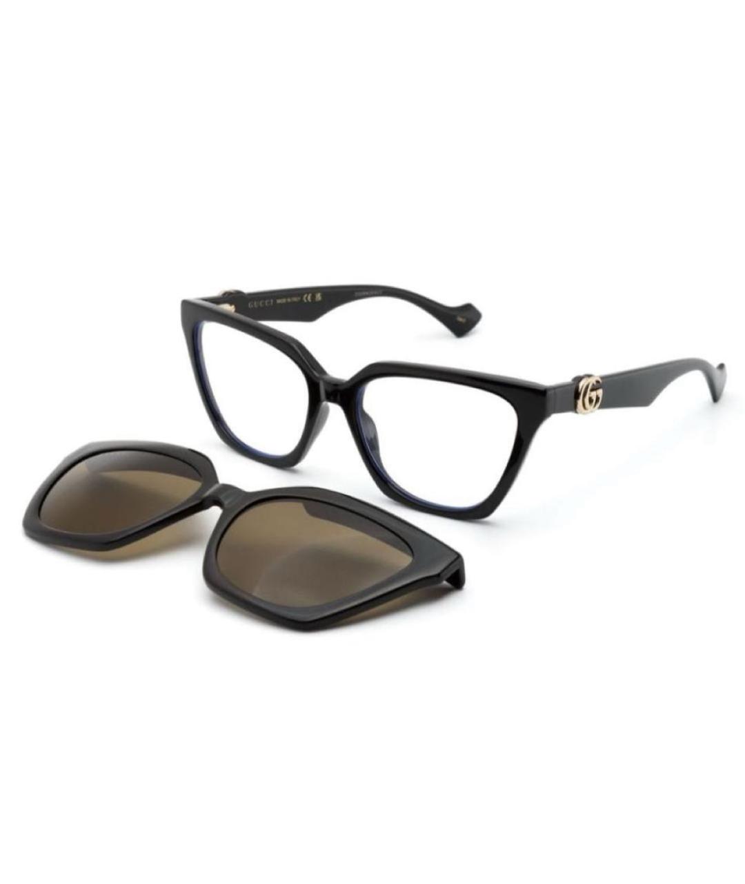 GUCCI Черные пластиковые солнцезащитные очки, фото 6