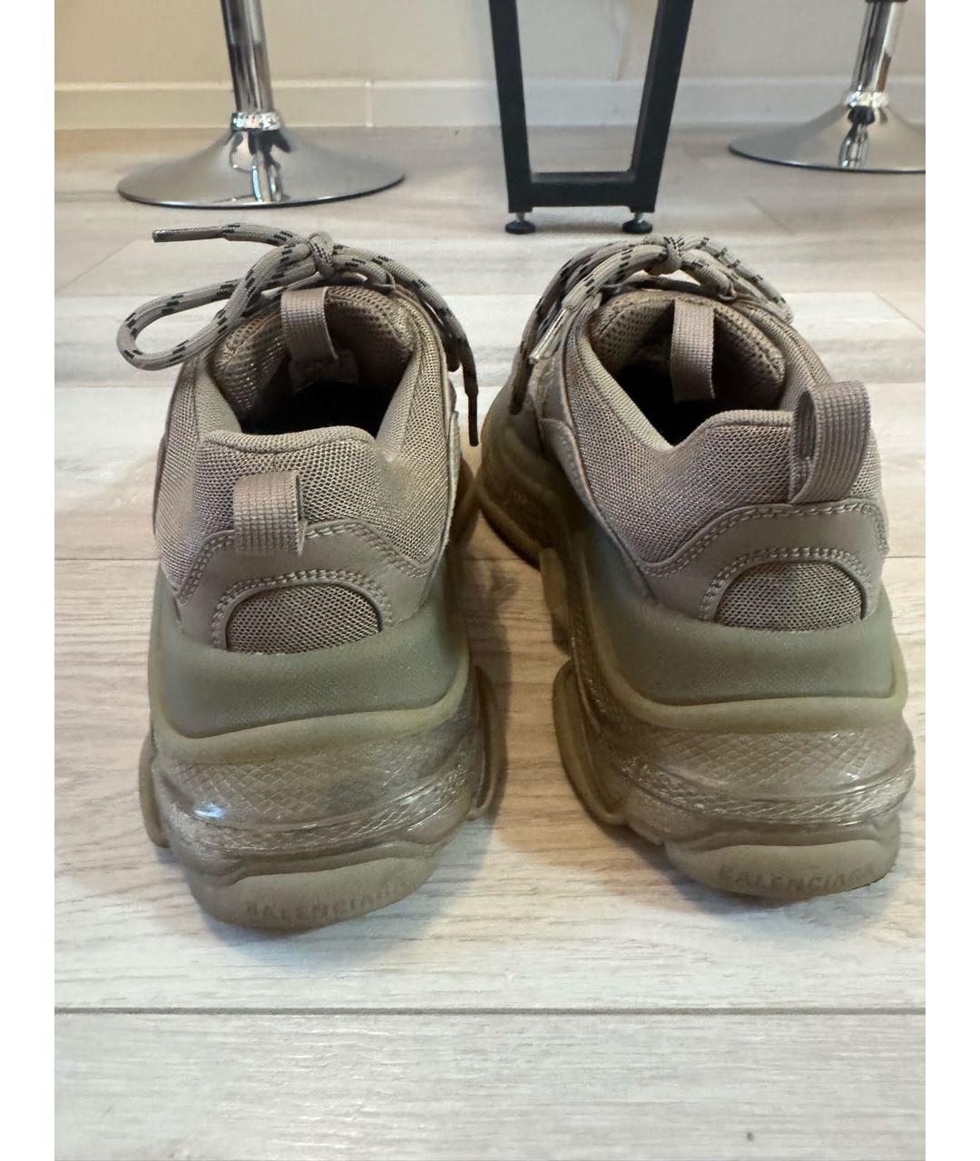 BALENCIAGA Бежевые кроссовки, фото 5