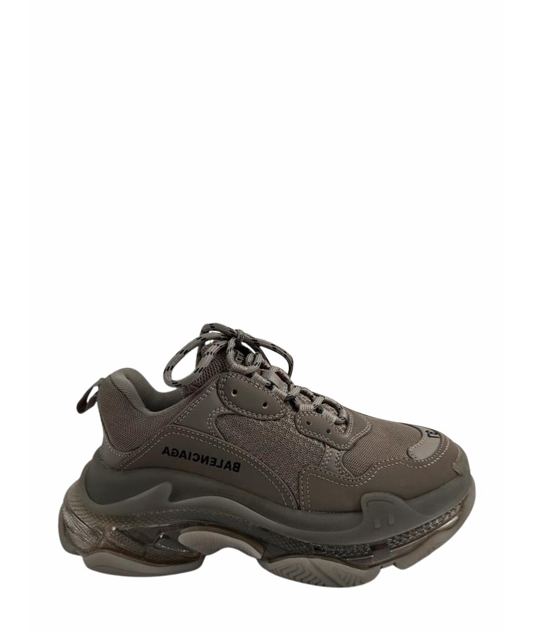 BALENCIAGA Бежевые кроссовки, фото 1