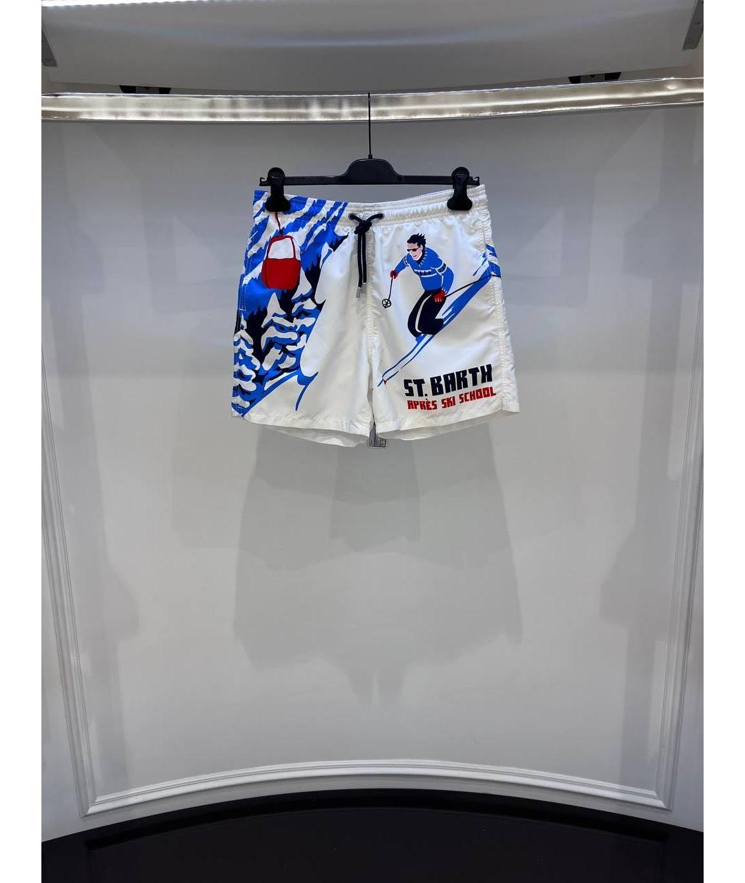 MC2 SAINT BARTH Мульти полиэстеровые шорты, фото 3