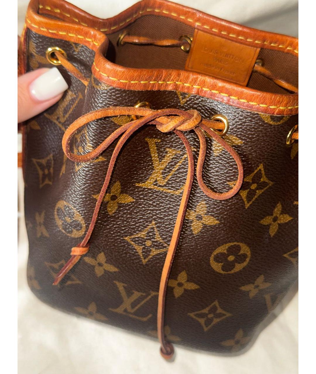 LOUIS VUITTON Коричневая сумка через плечо, фото 8