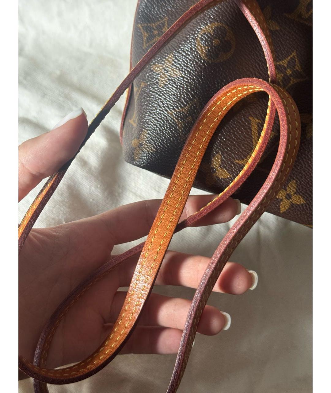 LOUIS VUITTON Коричневая сумка через плечо, фото 7