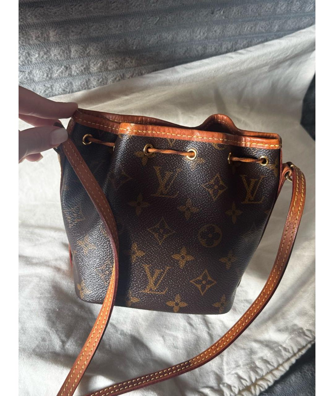 LOUIS VUITTON Коричневая сумка через плечо, фото 5