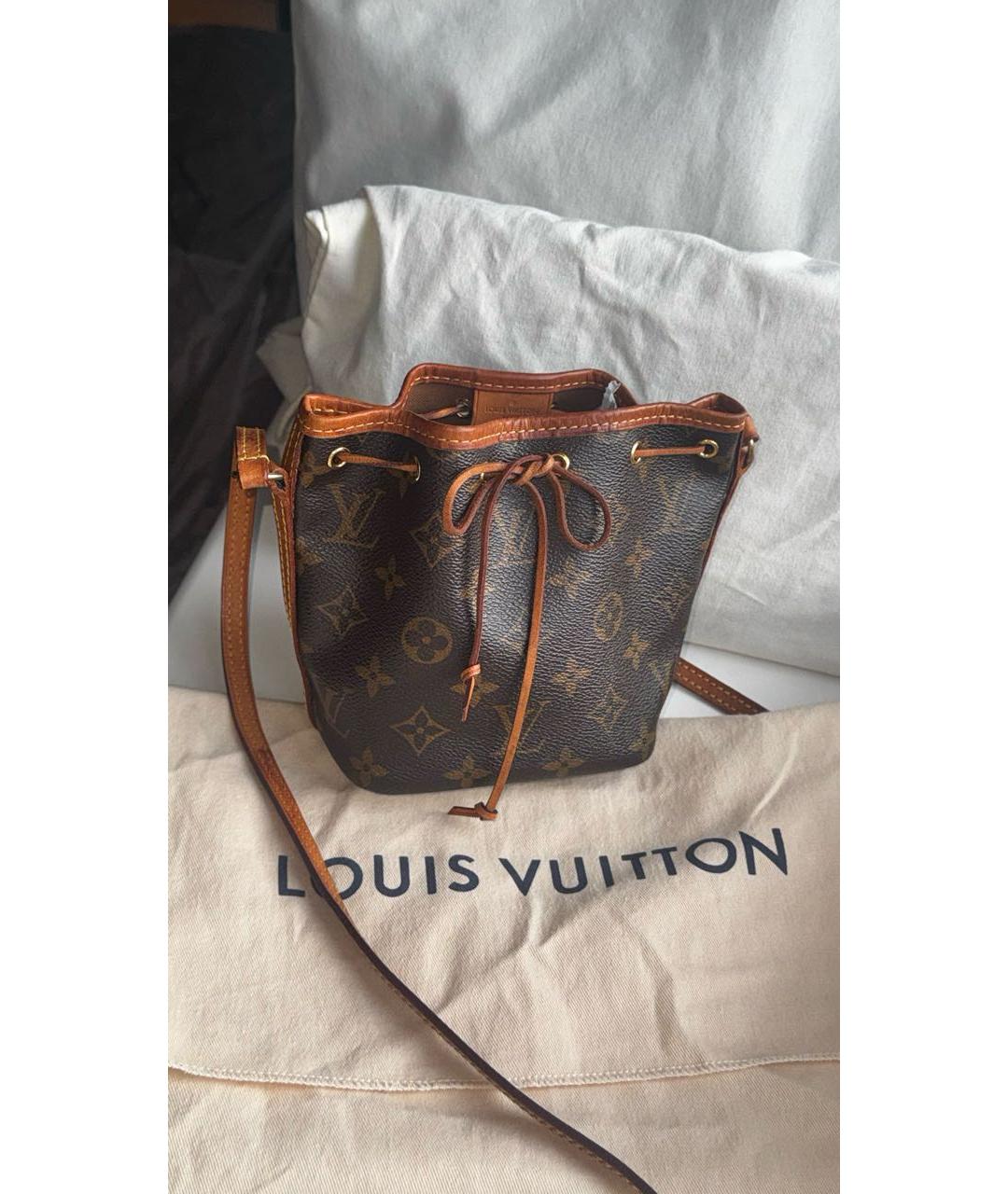 LOUIS VUITTON Коричневая сумка через плечо, фото 2