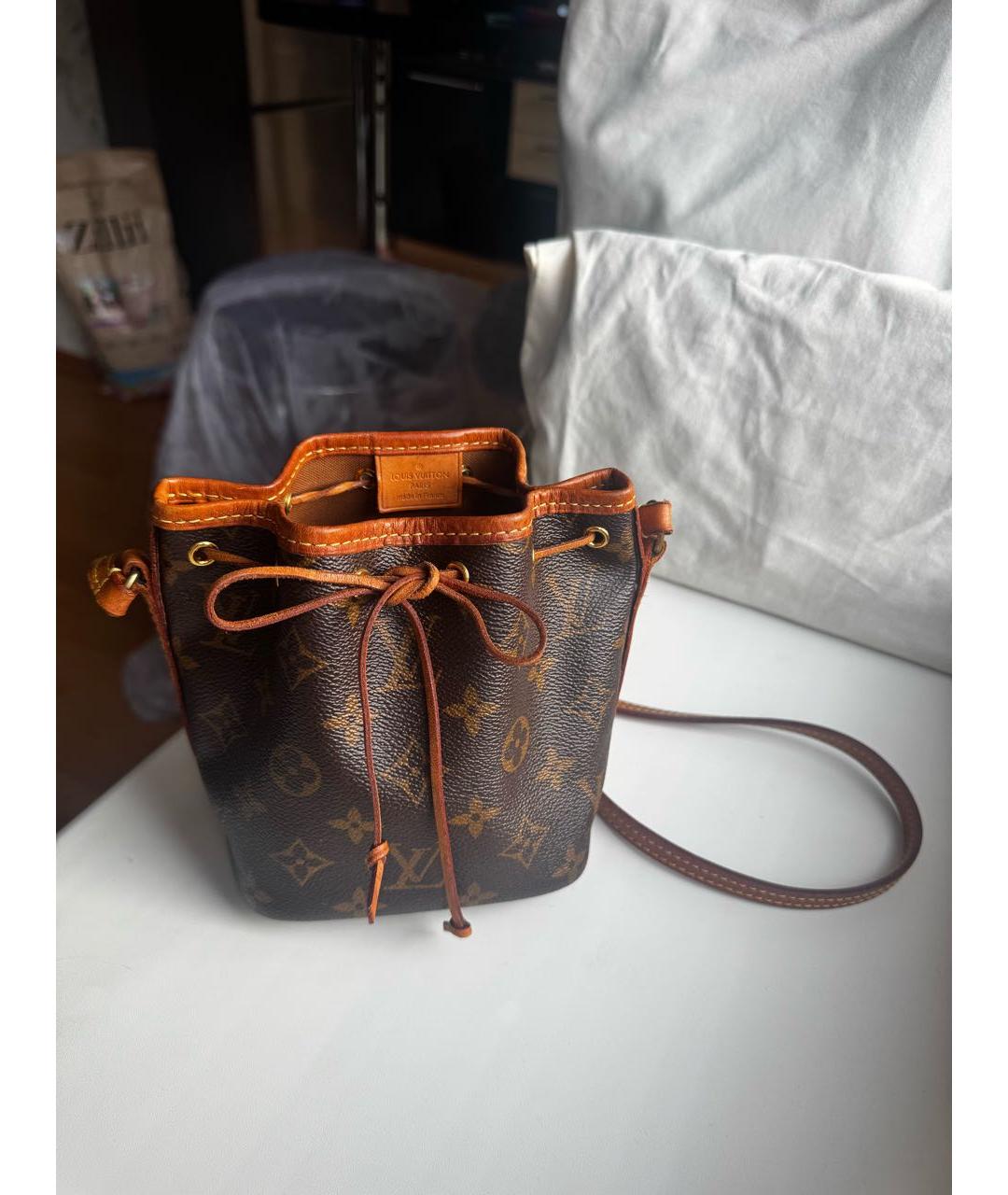 LOUIS VUITTON Коричневая сумка через плечо, фото 3