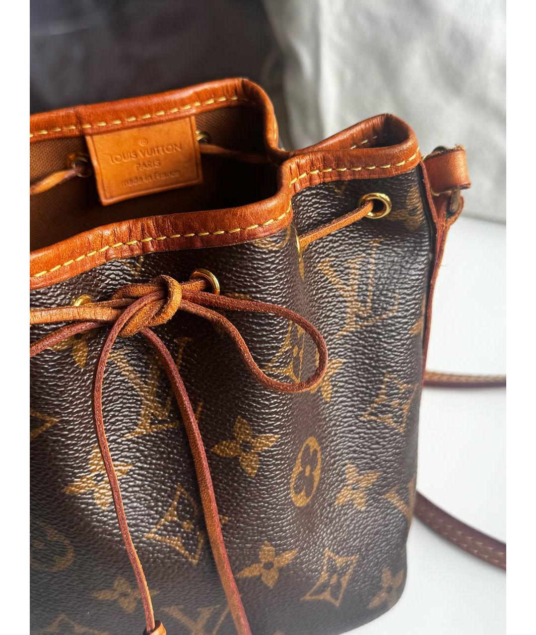 LOUIS VUITTON Коричневая сумка через плечо, фото 4