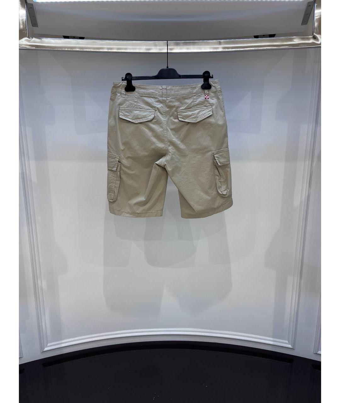 MC2 SAINT BARTH Бежевые хлопковые шорты, фото 3