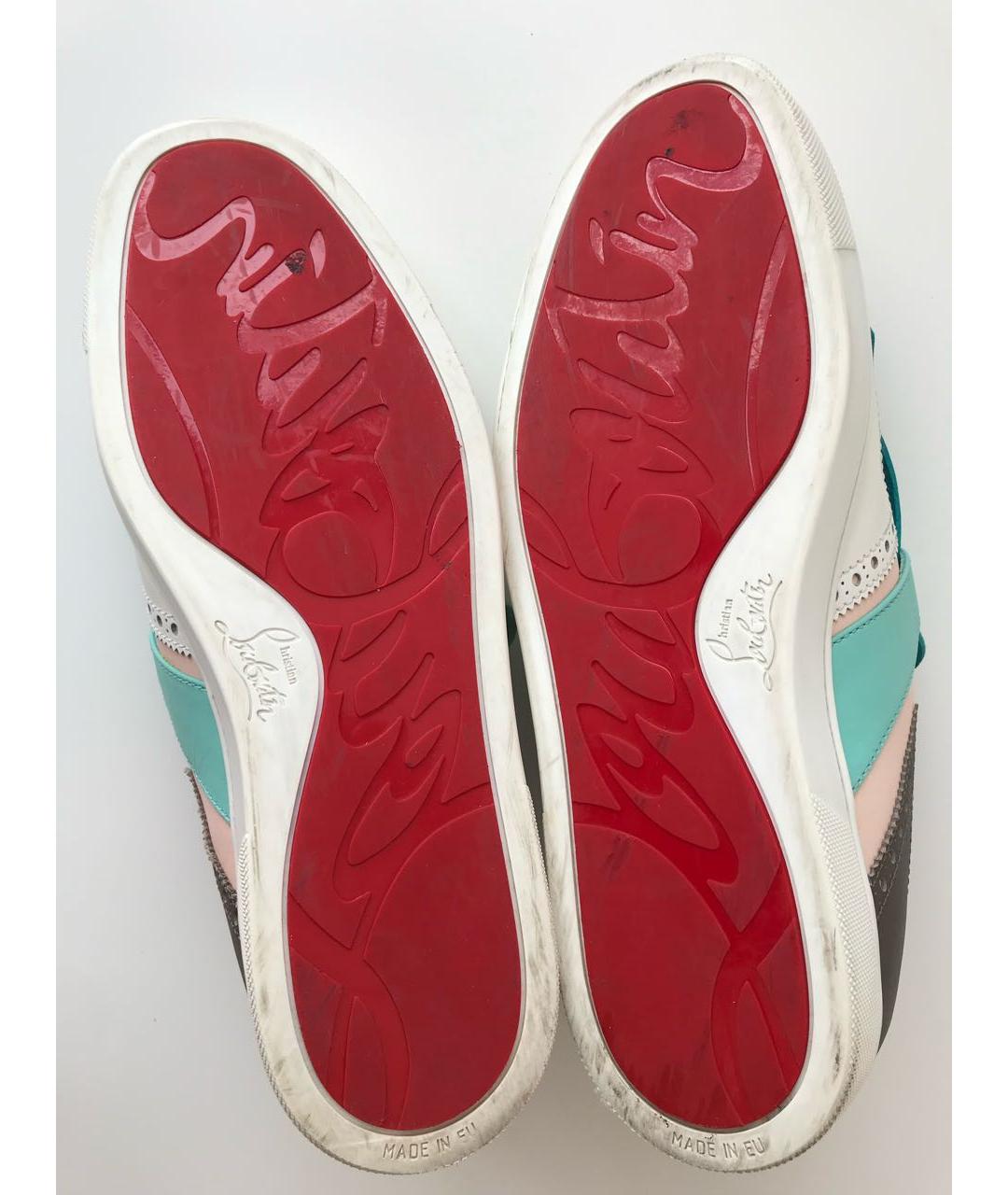CHRISTIAN LOUBOUTIN Мульти кожаные лоферы, фото 6