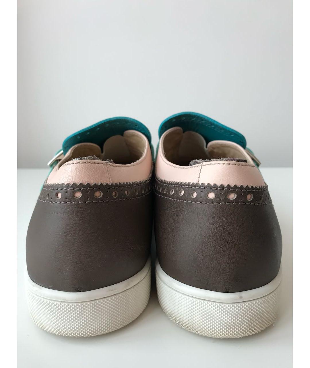 CHRISTIAN LOUBOUTIN Мульти кожаные лоферы, фото 8