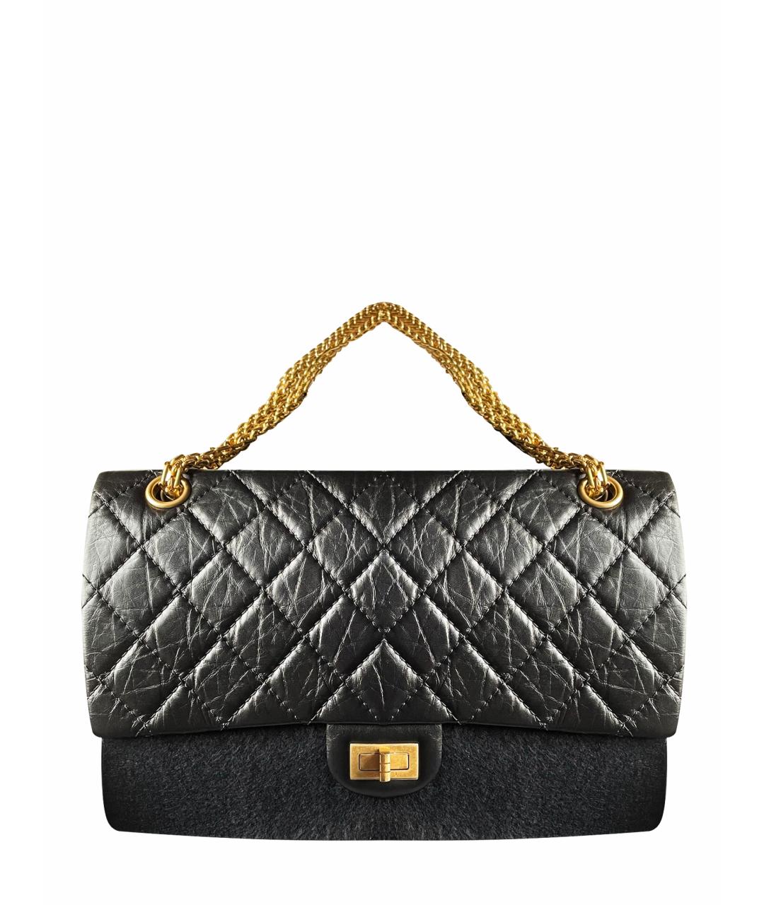 CHANEL Черная кожаная сумка через плечо, фото 1
