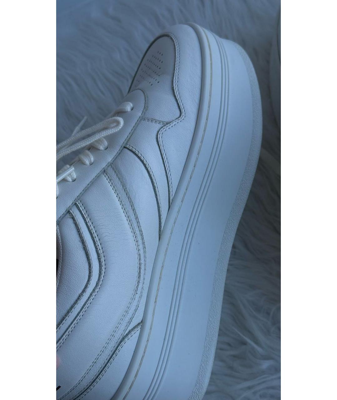 CELINE Белые кожаные кеды, фото 7