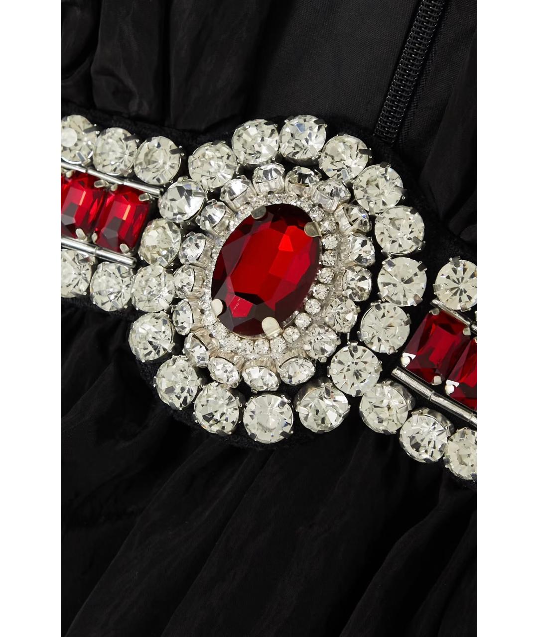 DAVID KOMA Черное вискозное коктейльное платье, фото 4