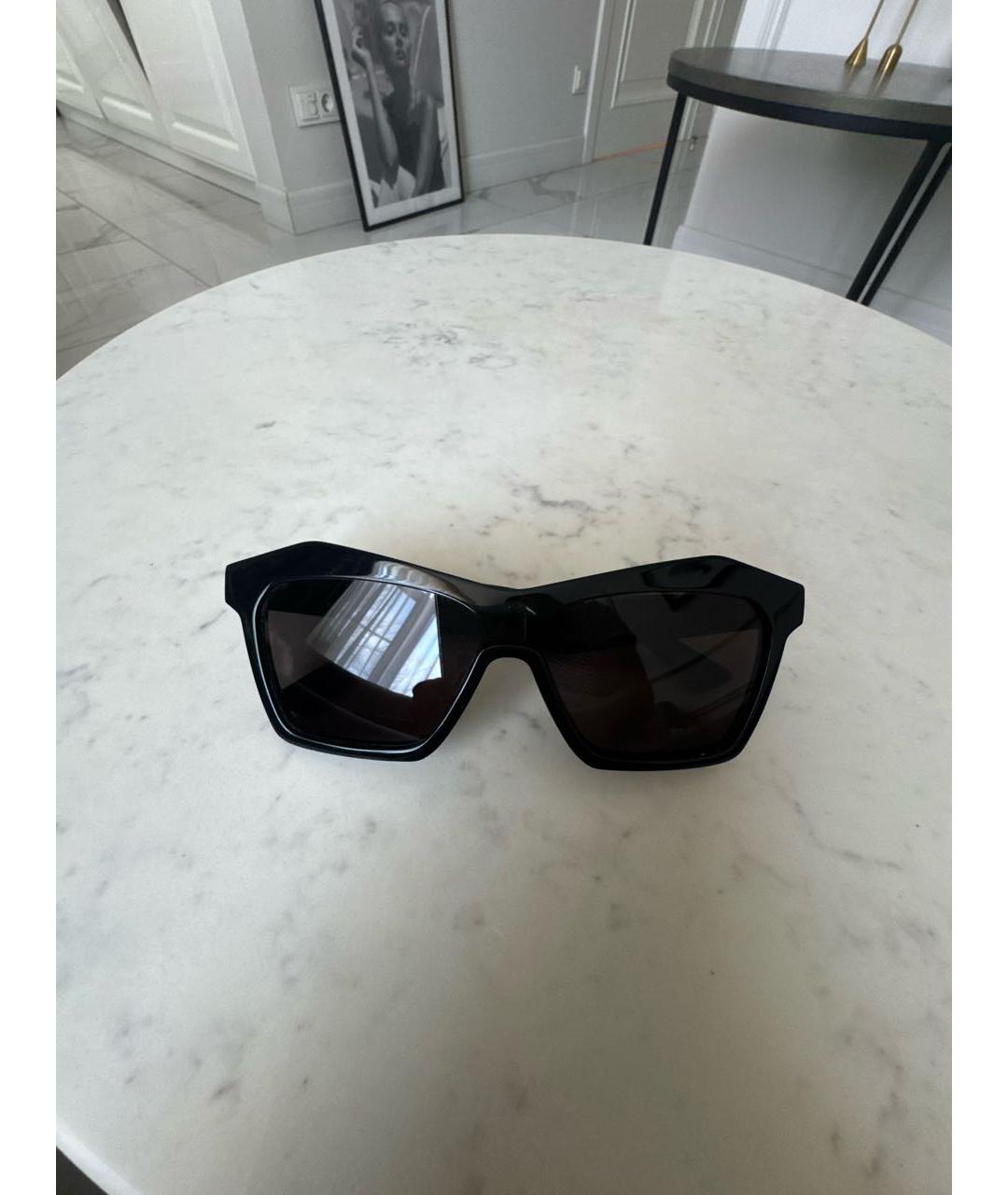 BOTTEGA VENETA Черные пластиковые солнцезащитные очки, фото 8