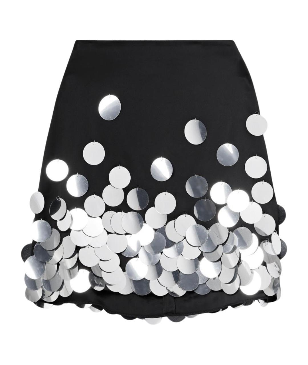 DAVID KOMA Черная юбка мини, фото 1