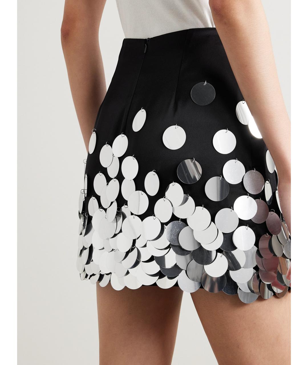 DAVID KOMA Черная юбка мини, фото 3