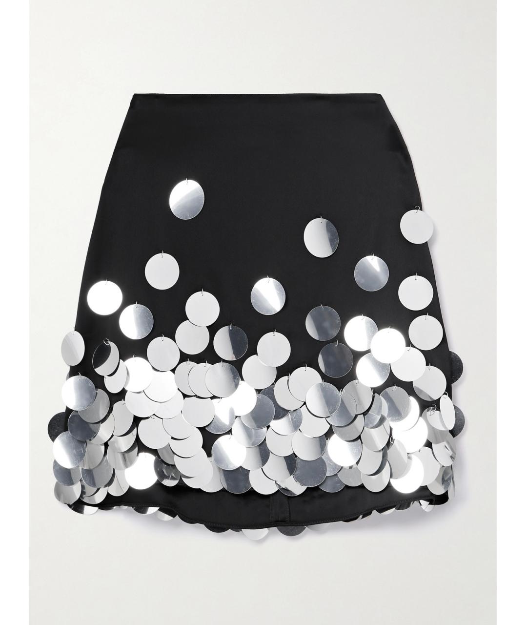 DAVID KOMA Черная юбка мини, фото 6