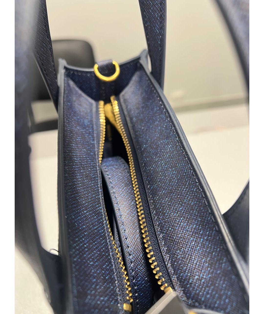 KARL LAGERFELD Темно-синяя сумка тоут, фото 5