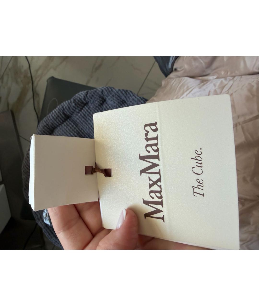 MAX MARA Серебрянный полиамидовый пуховик, фото 5