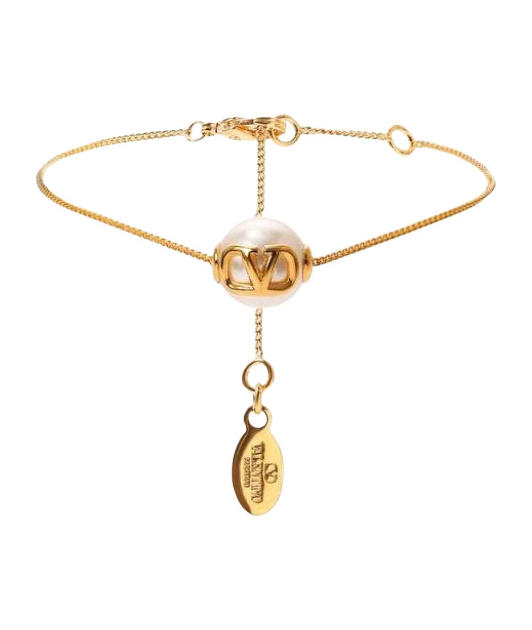 VALENTINO Золотой латунный браслет, фото 1