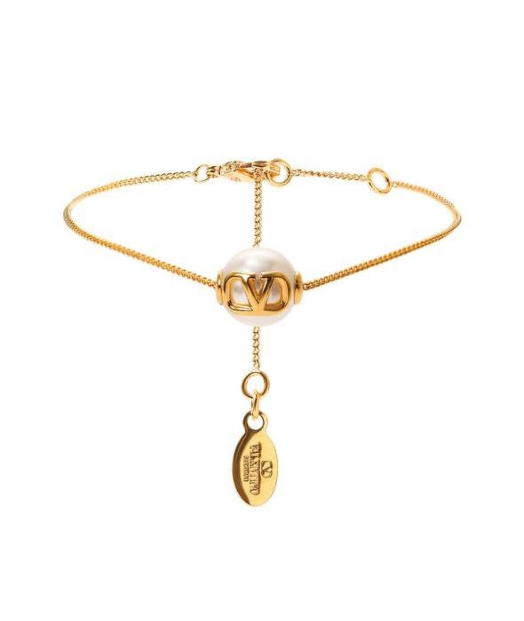 VALENTINO Золотой латунный браслет, фото 5