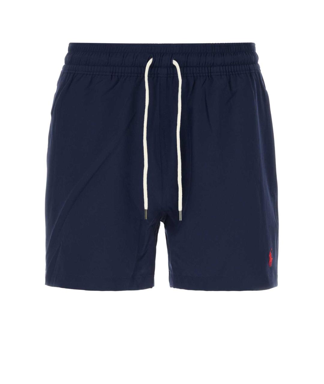 POLO RALPH LAUREN Синие полиэстеровые шорты, фото 1