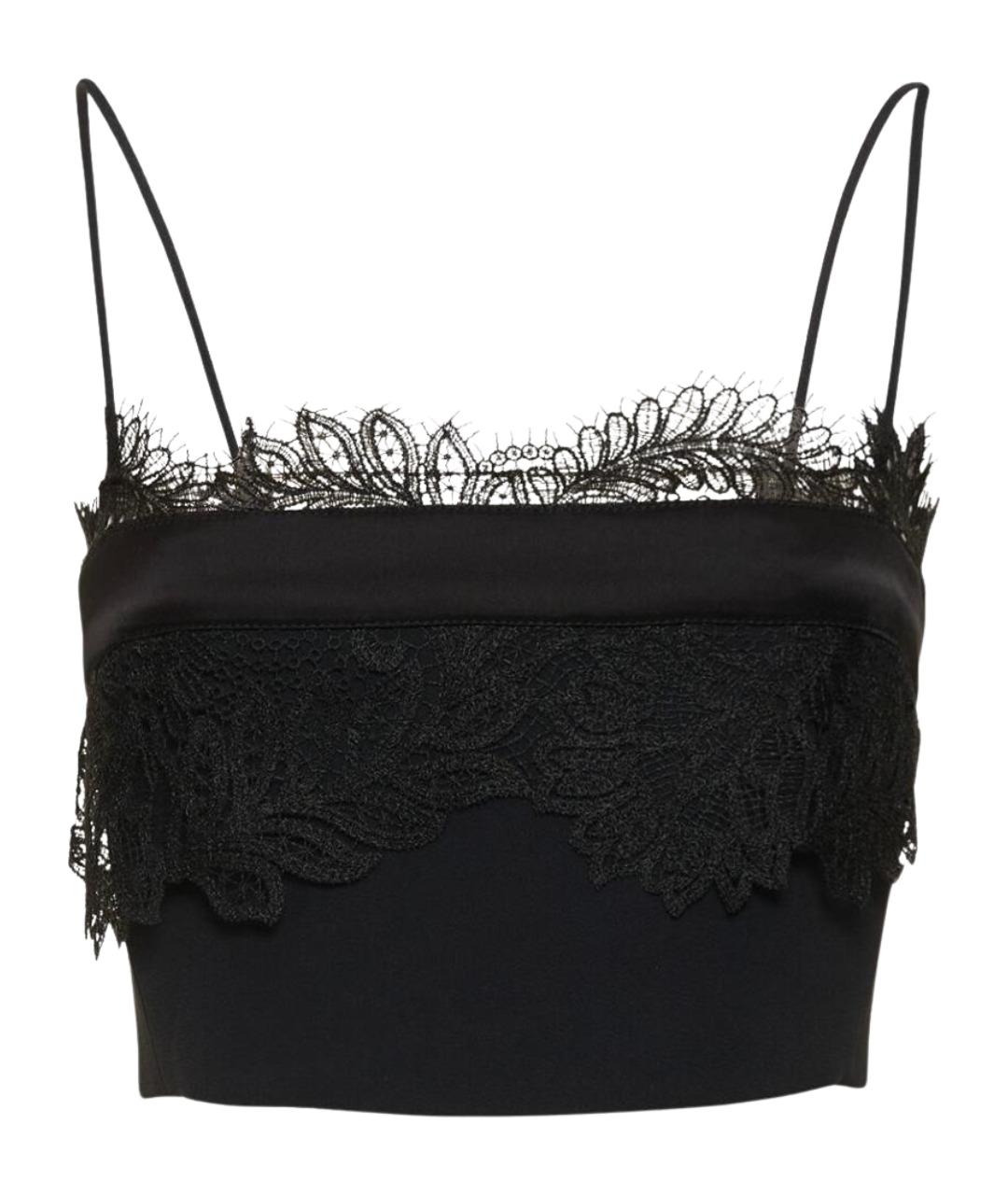 DAVID KOMA Черная вискозная майка, фото 1