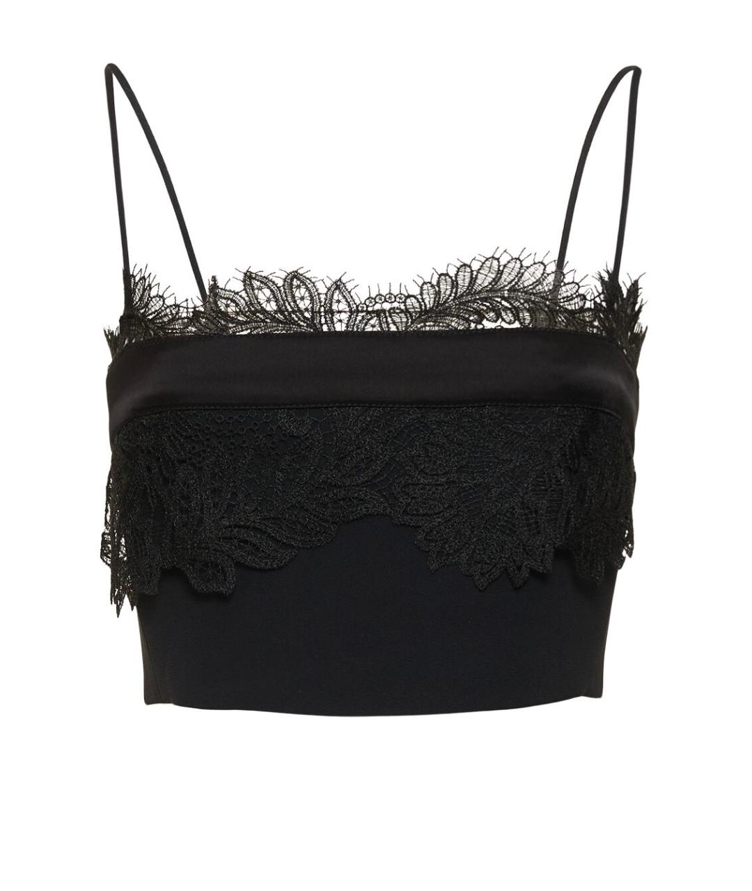 DAVID KOMA Черная вискозная майка, фото 4