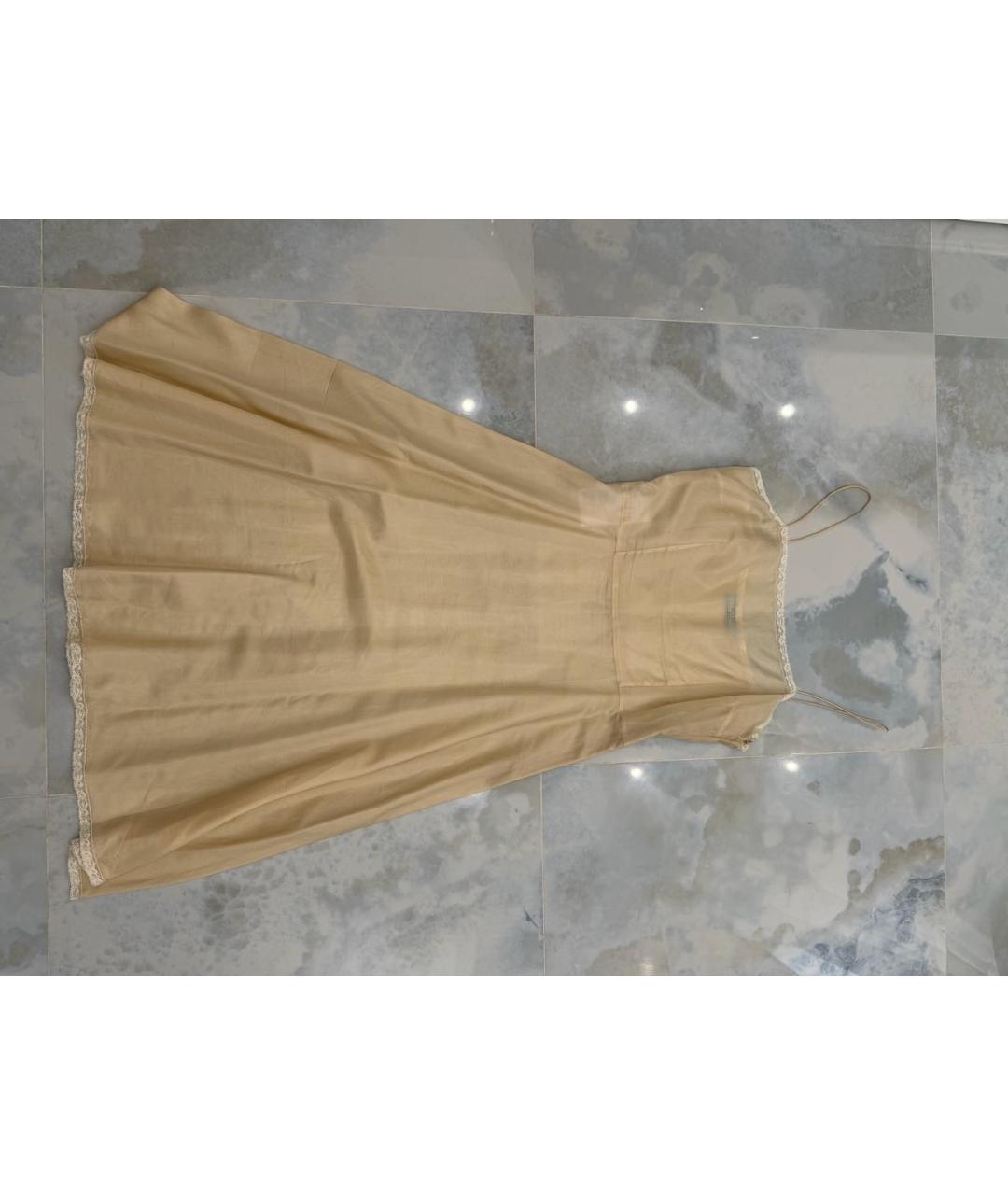 PRADA Зеленые шелковое повседневное платье, фото 4