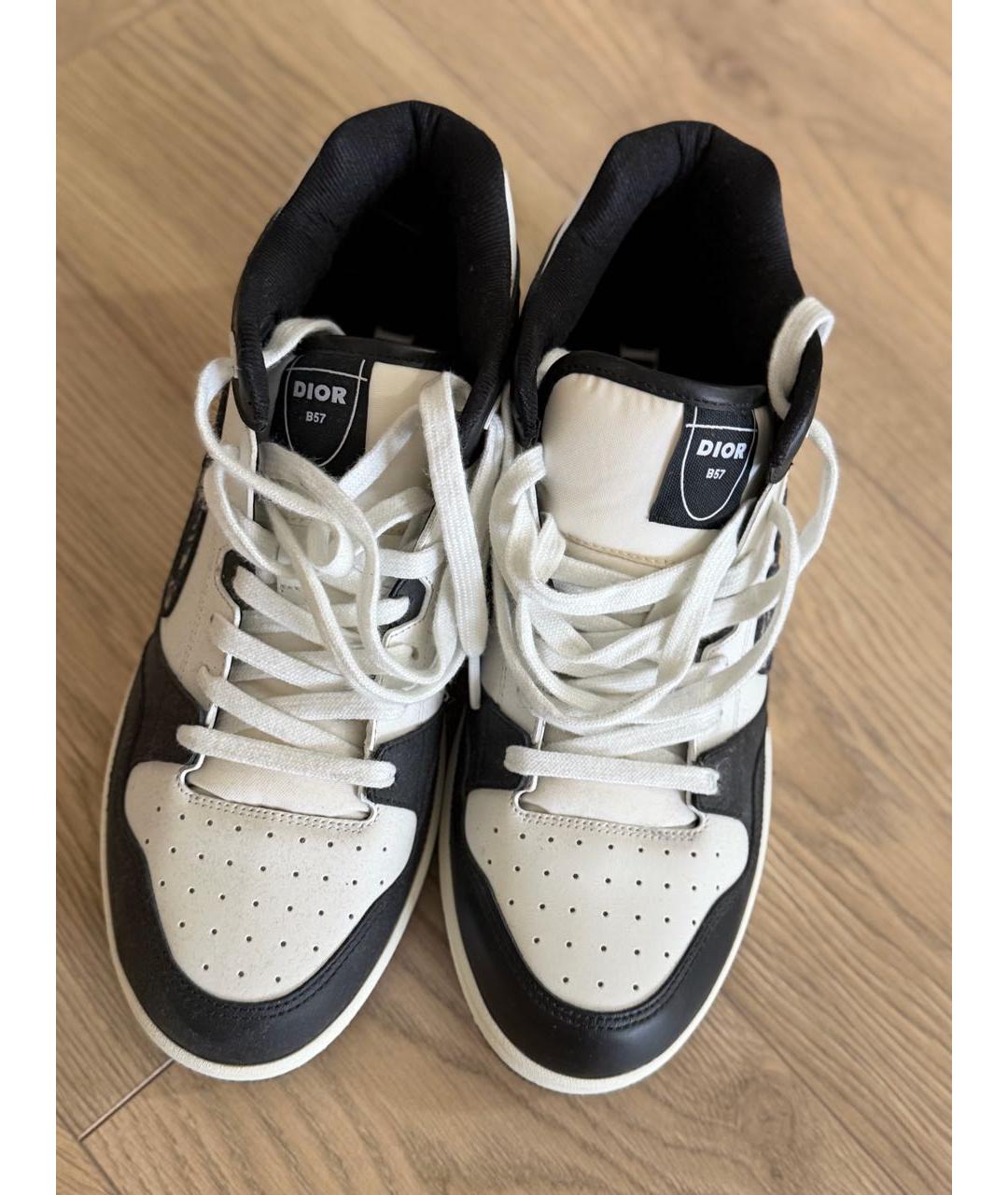 CHRISTIAN DIOR Мульти кожаные высокие кроссовки / кеды, фото 3
