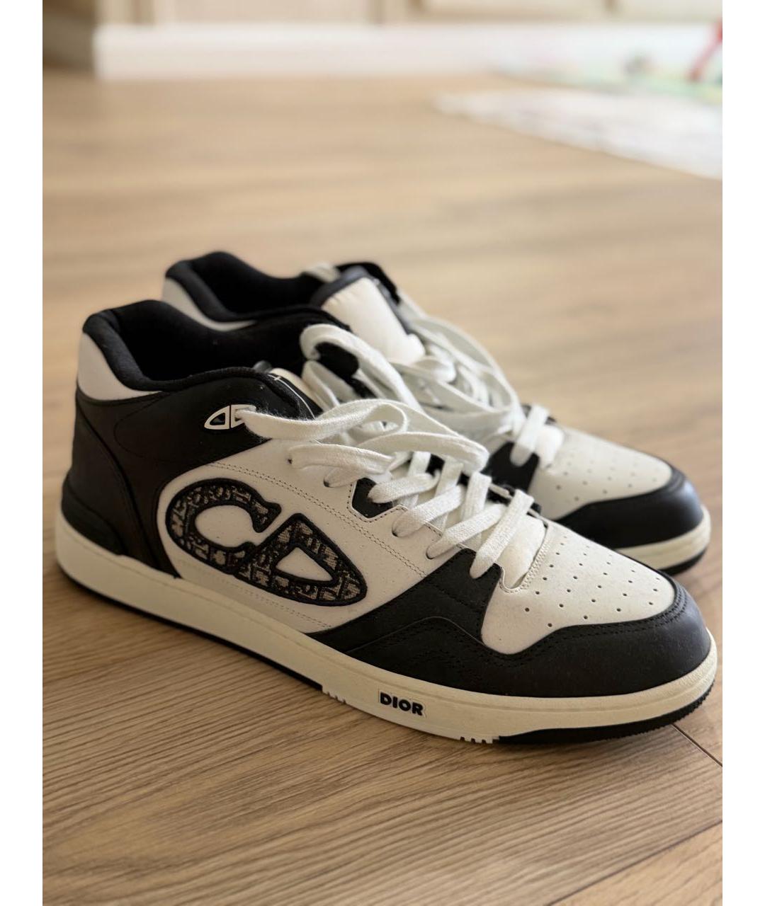 CHRISTIAN DIOR Мульти кожаные высокие кроссовки / кеды, фото 6