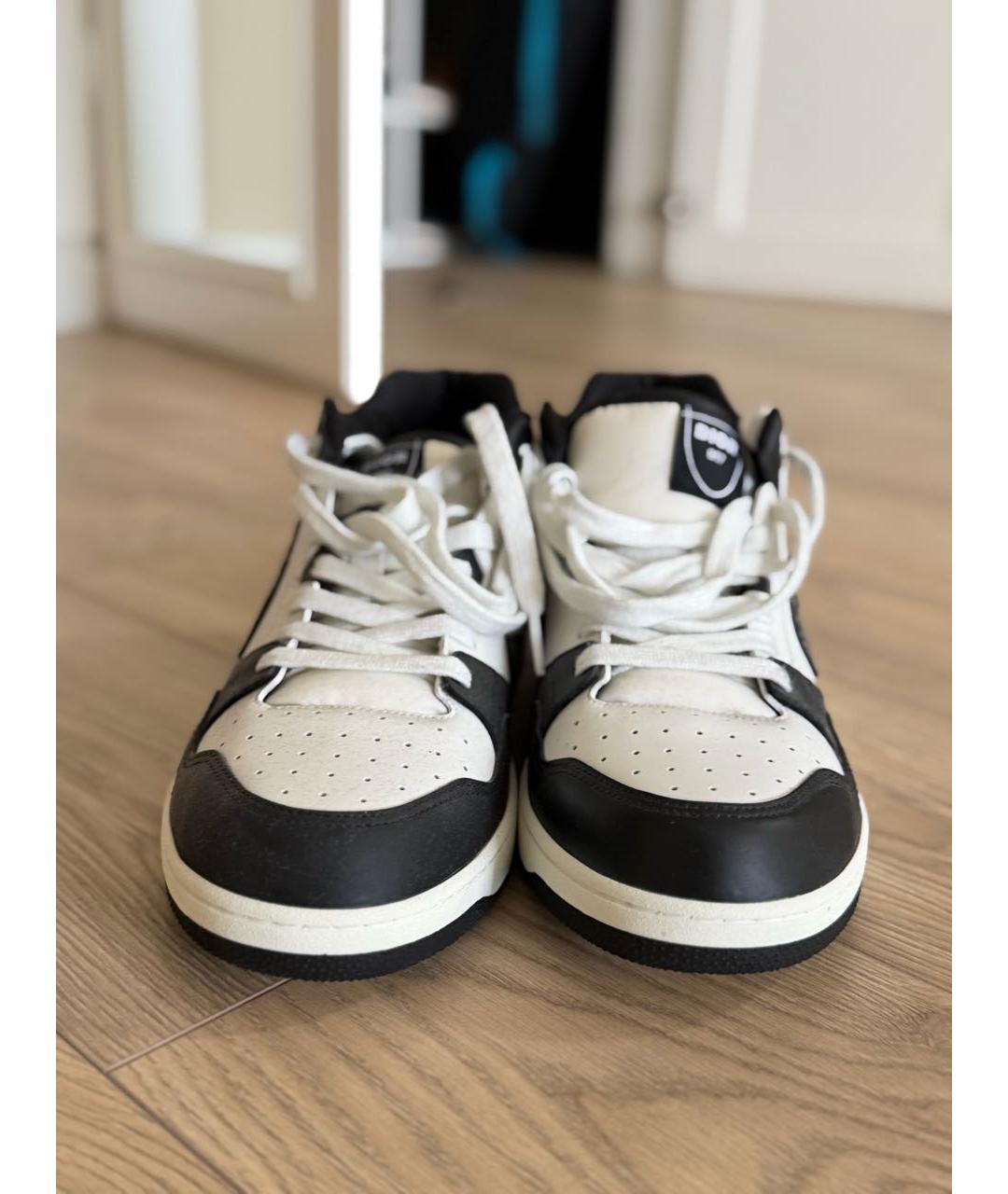 CHRISTIAN DIOR Мульти кожаные высокие кроссовки / кеды, фото 2