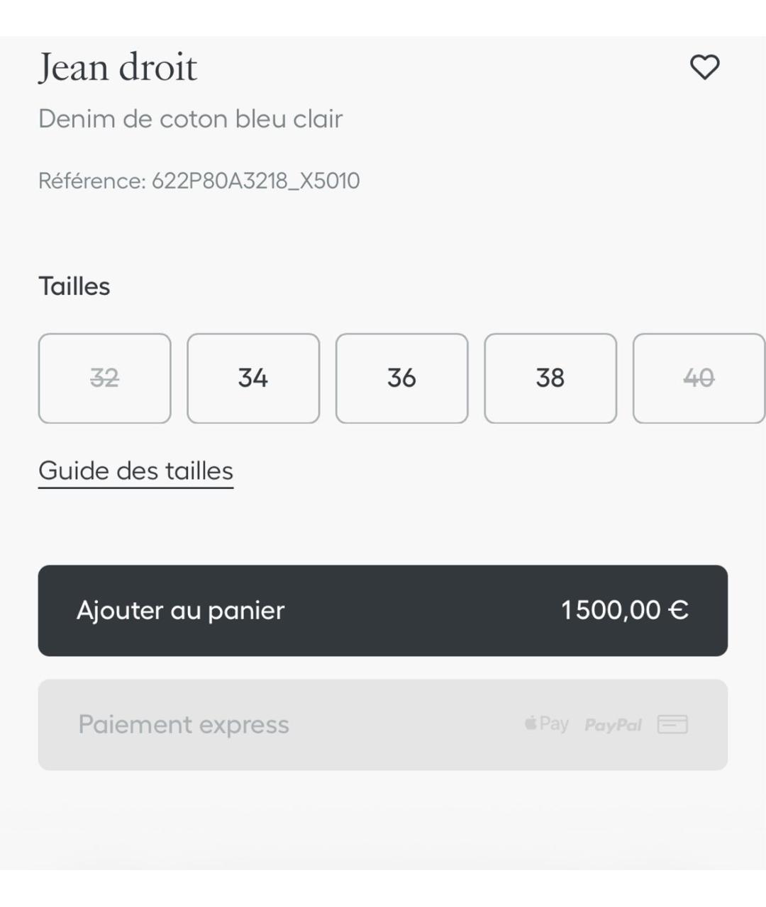 CHRISTIAN DIOR Голубые хлопковые прямые джинсы, фото 8