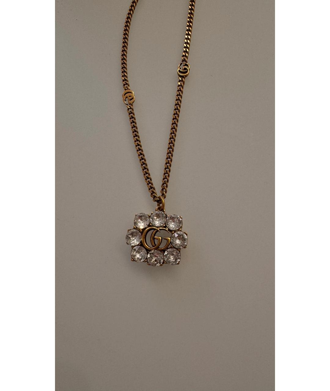 GUCCI Золотое колье, фото 3