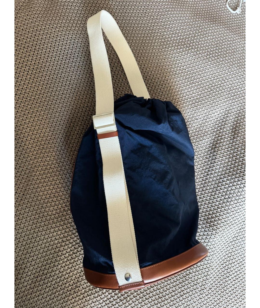 JIL SANDER Темно-синяя сумка через плечо, фото 7
