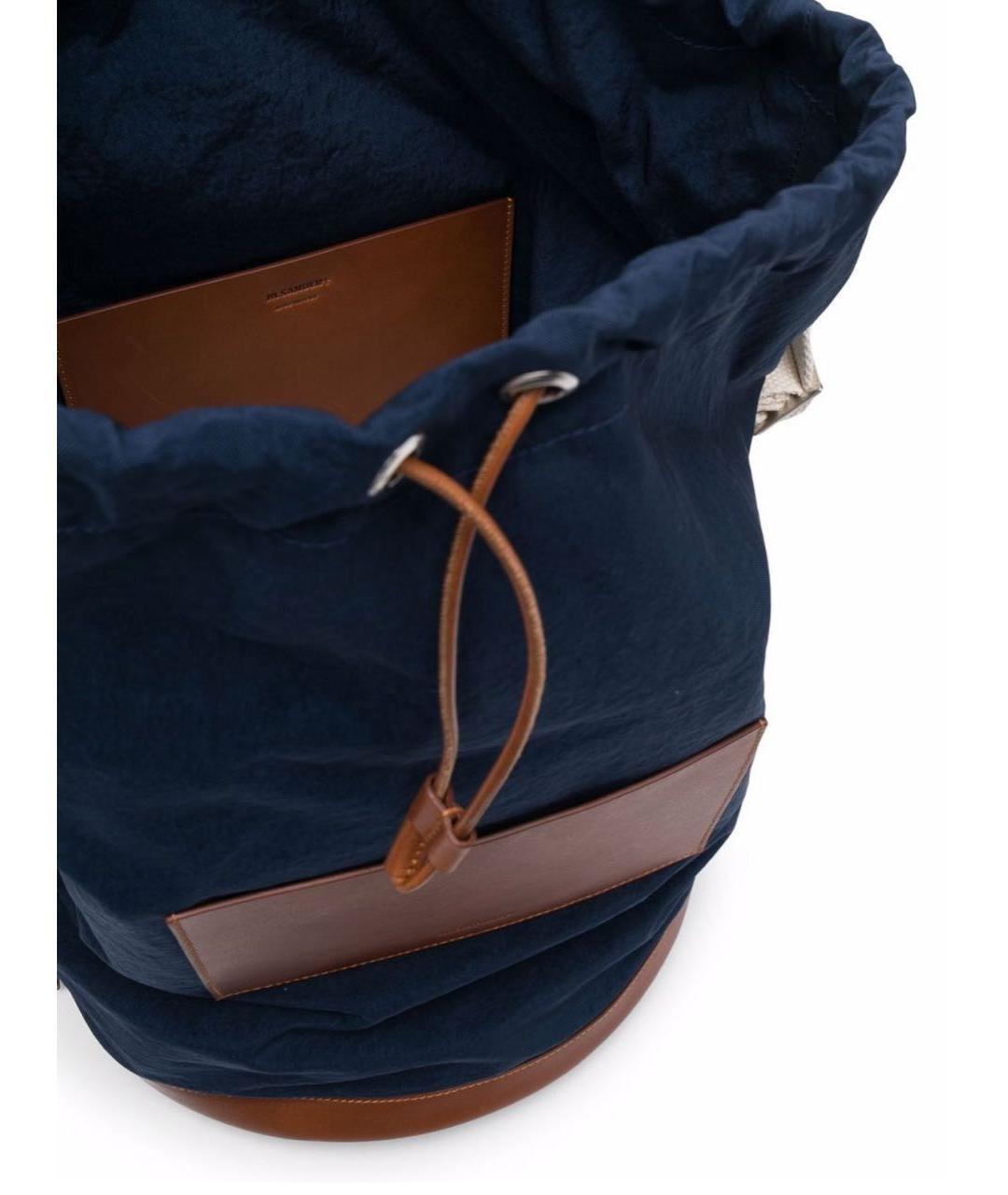 JIL SANDER Темно-синяя сумка через плечо, фото 4