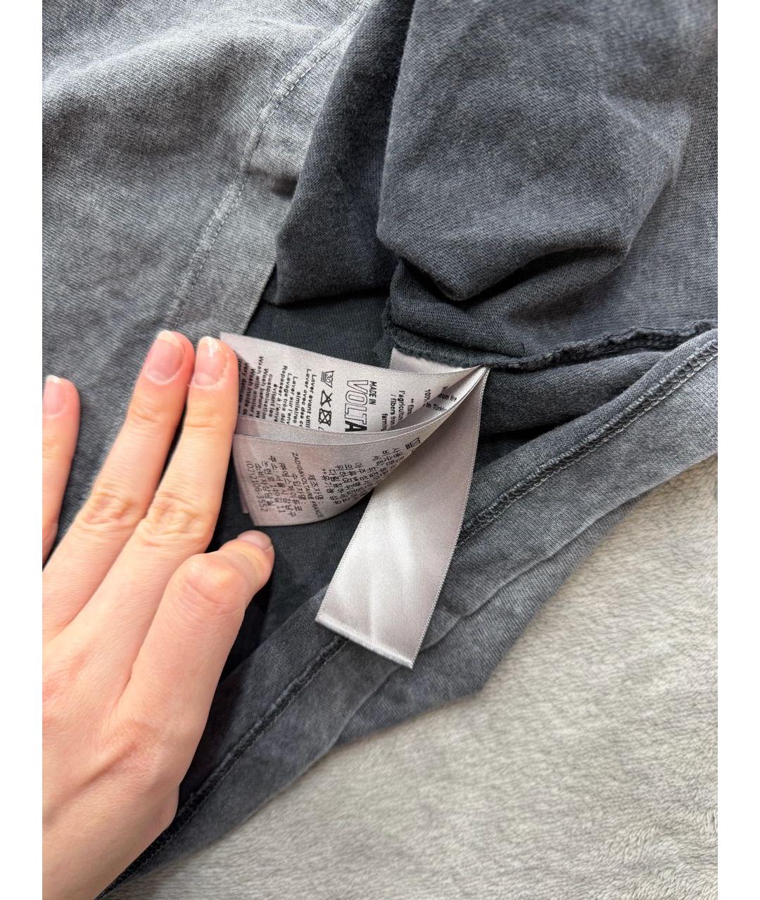 ZADIG & VOLTAIRE Серая хлопковая футболка, фото 7