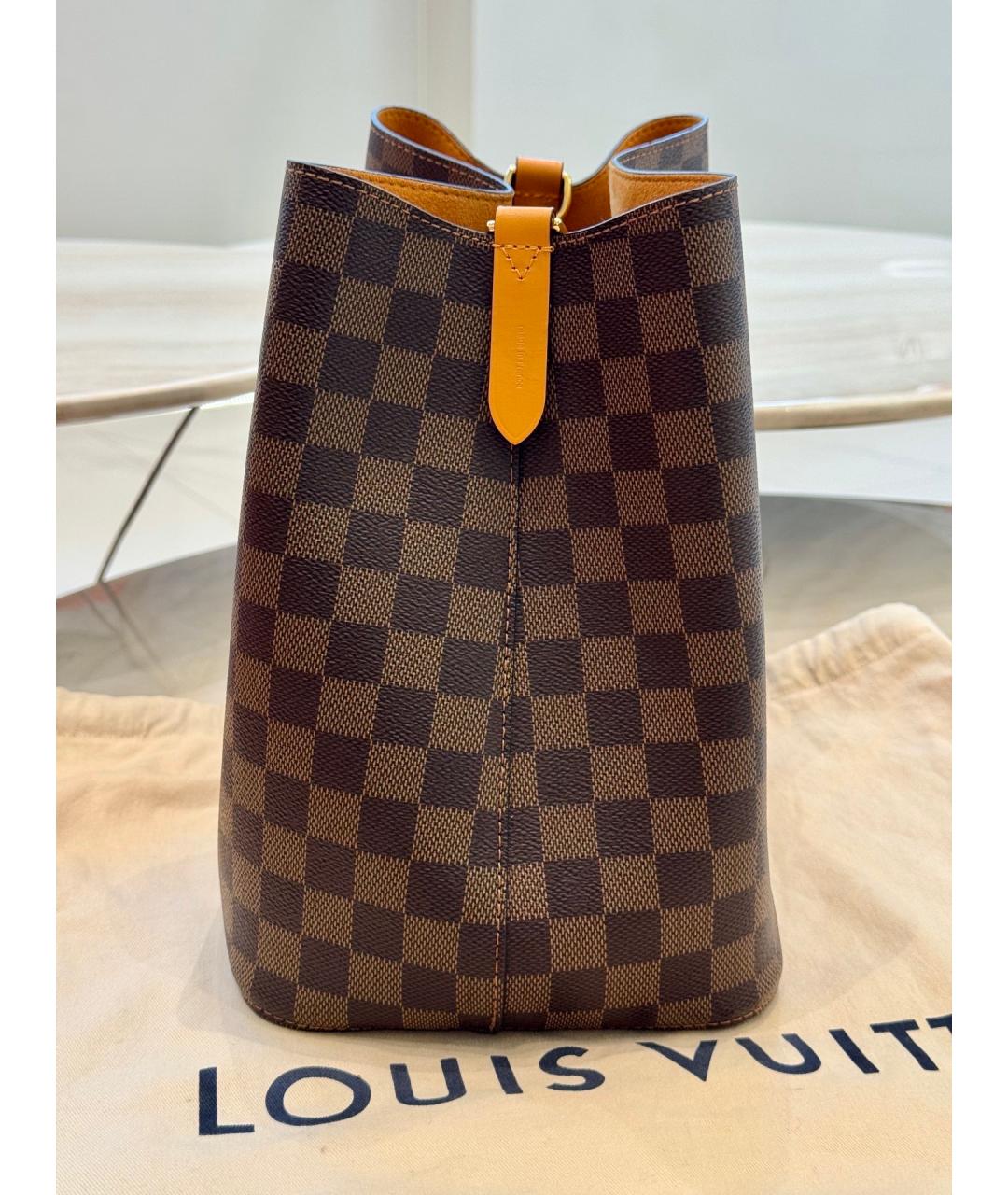 LOUIS VUITTON Коричневая сумка через плечо, фото 4