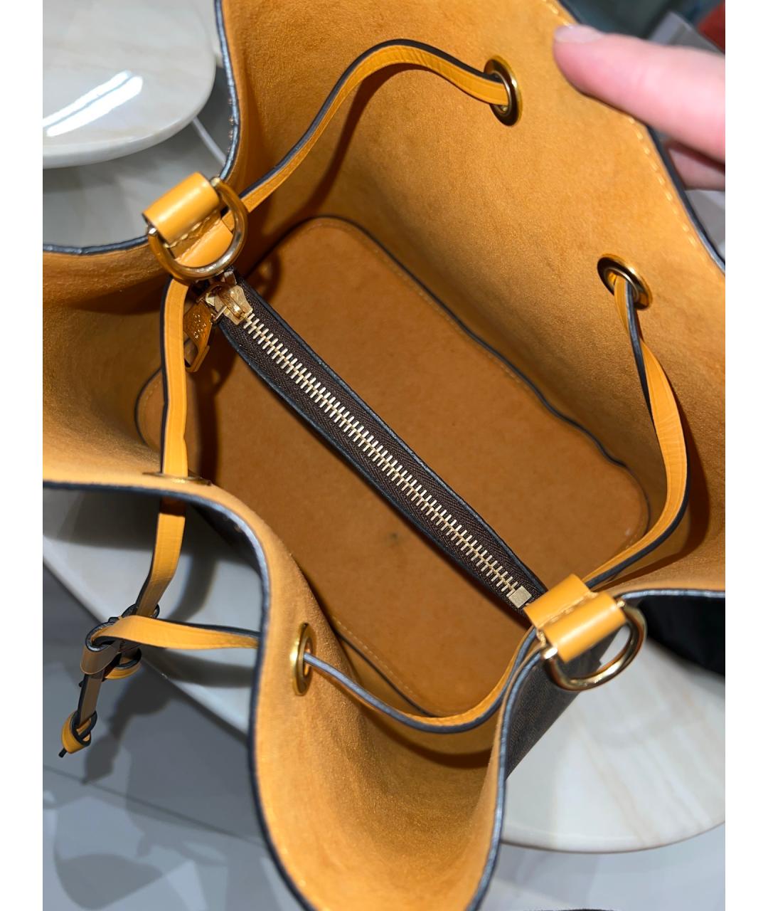 LOUIS VUITTON Коричневая сумка через плечо, фото 7