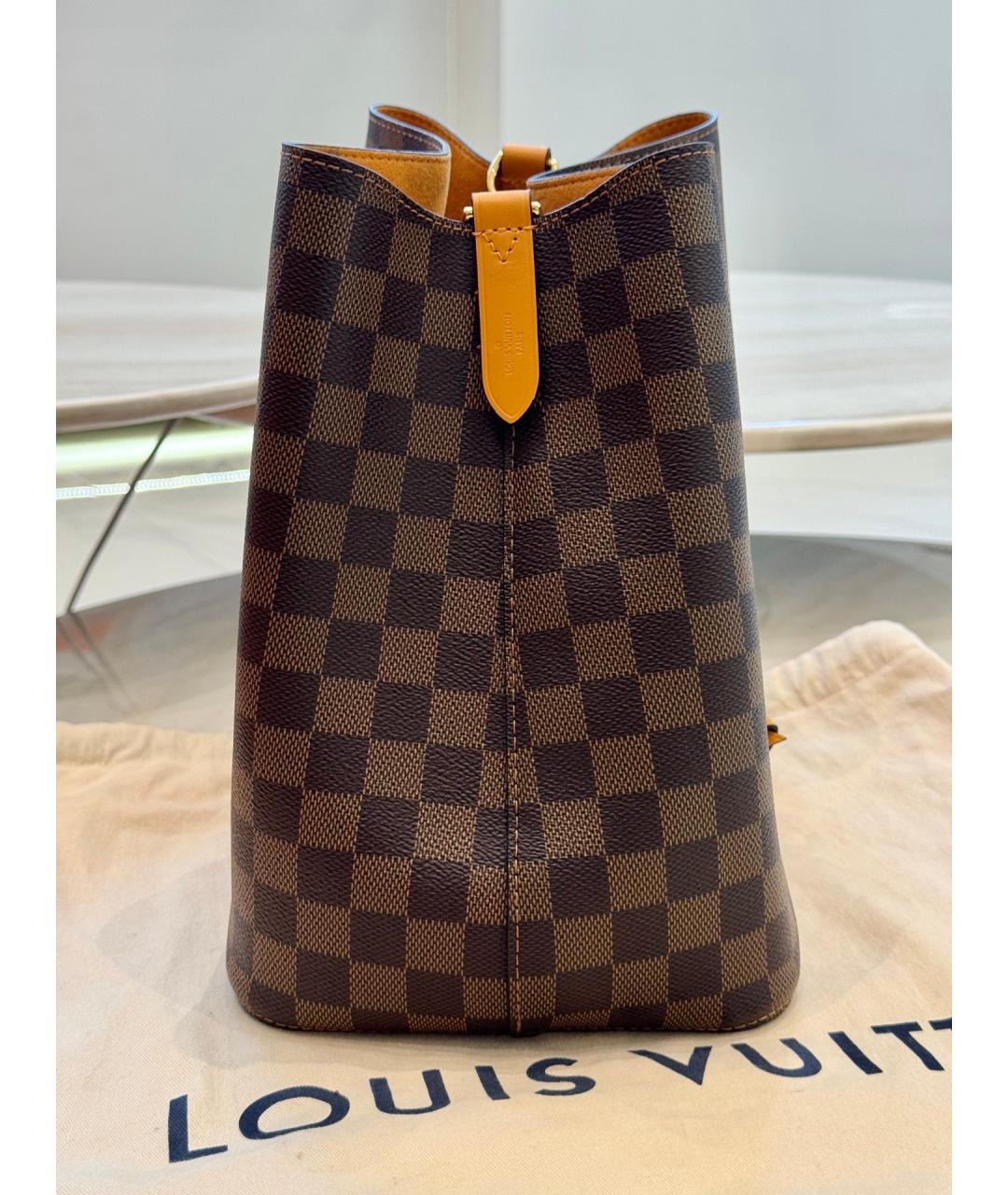 LOUIS VUITTON Коричневая сумка через плечо, фото 3