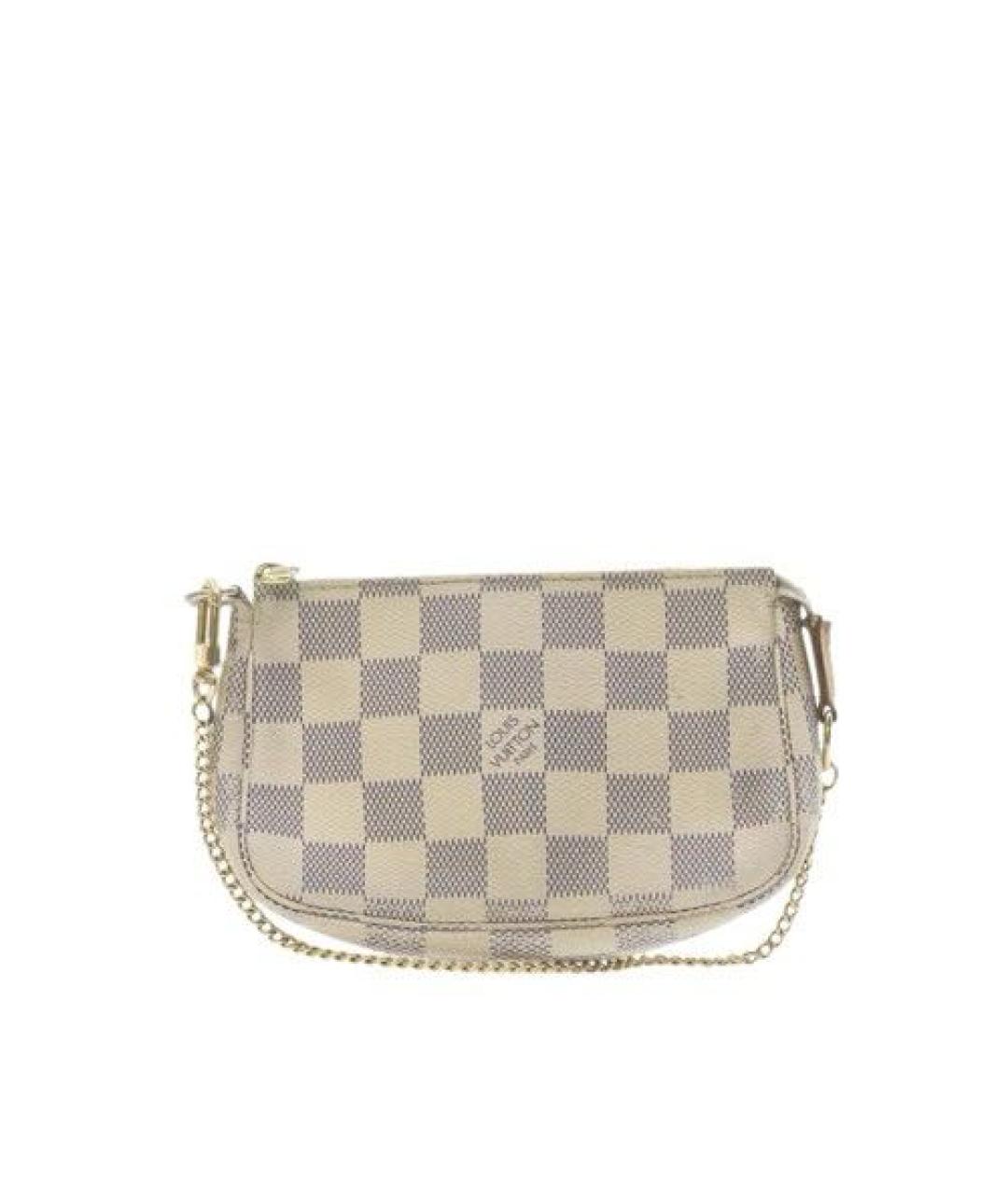 LOUIS VUITTON Белая сумка с короткими ручками, фото 9