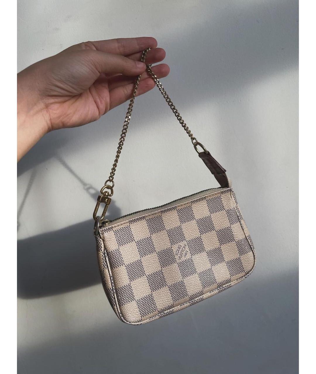 LOUIS VUITTON Белая сумка с короткими ручками, фото 2