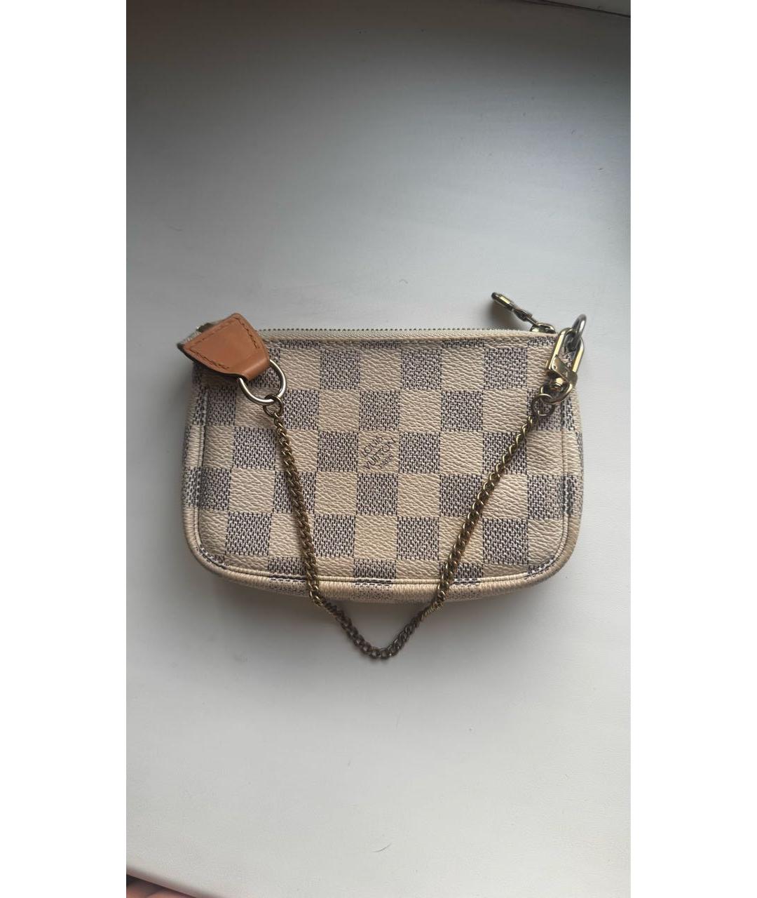 LOUIS VUITTON Белая сумка с короткими ручками, фото 3