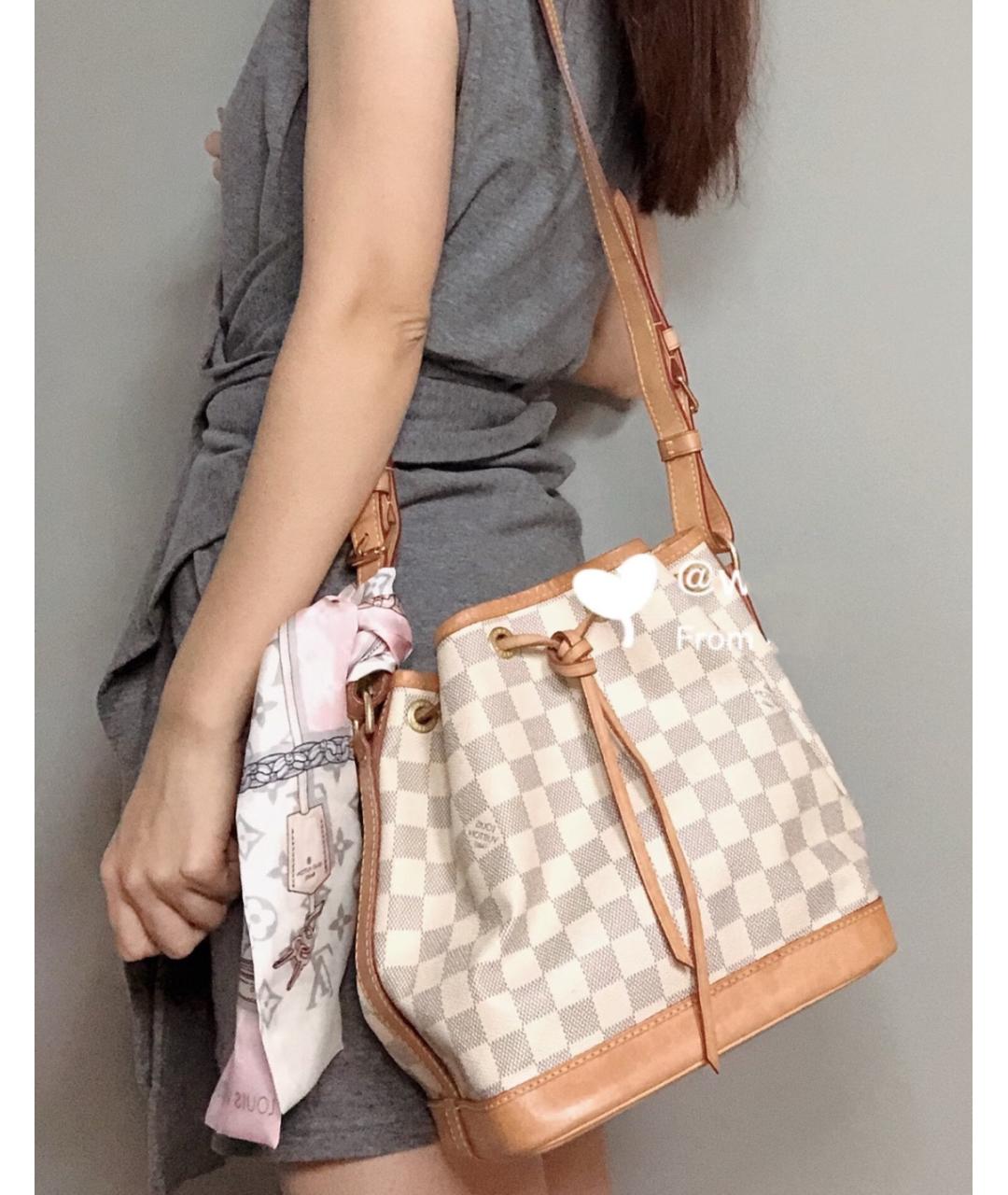 LOUIS VUITTON Белая сумка через плечо, фото 8