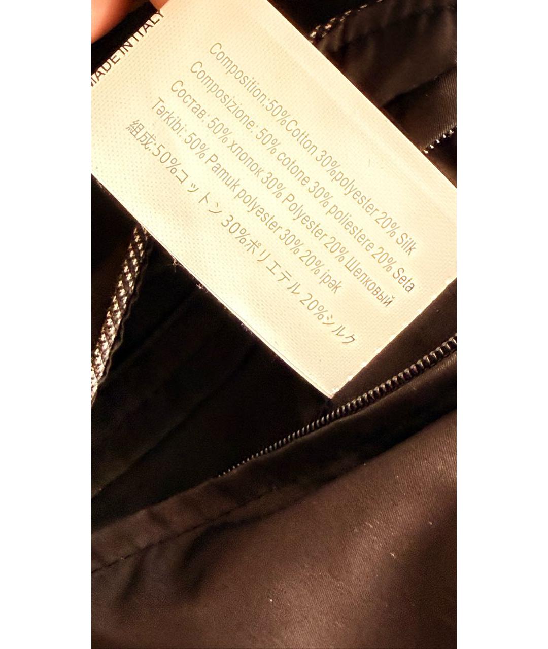 BRIONI Коричневый хлопковый тренч / плащ, фото 7