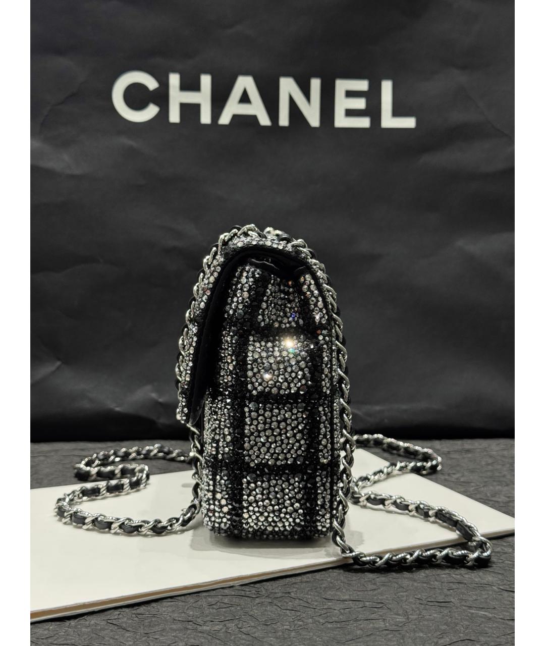 CHANEL Серебряная сумка через плечо, фото 4