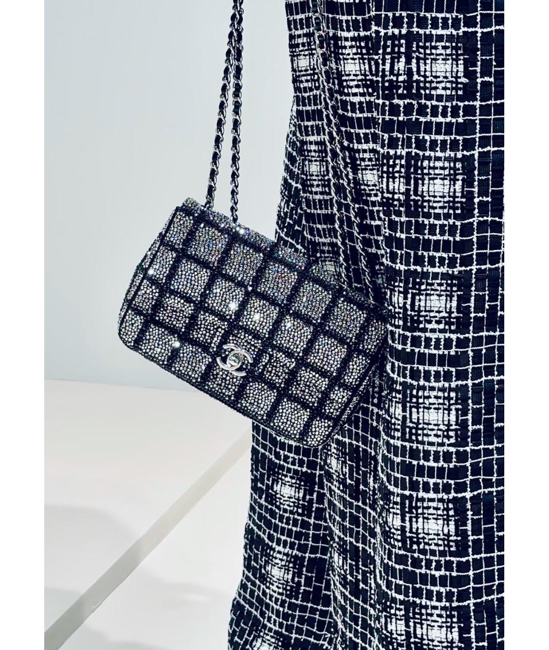 CHANEL Серебряная сумка через плечо, фото 7