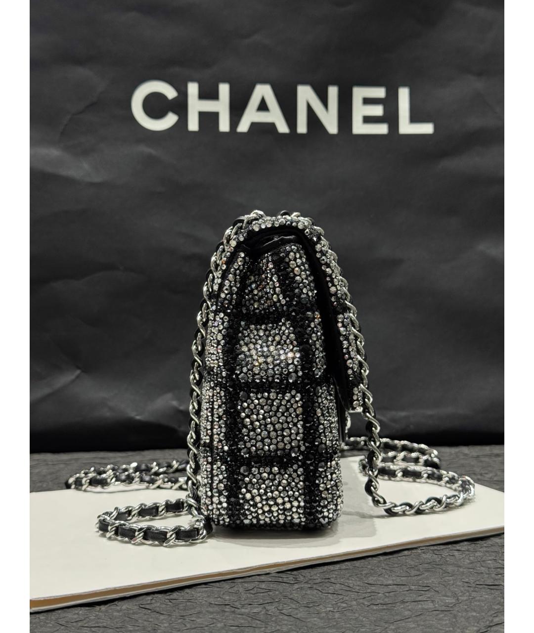 CHANEL Серебряная сумка через плечо, фото 3