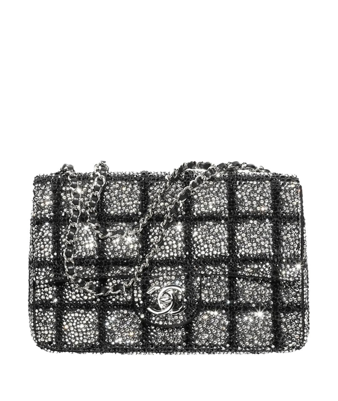 CHANEL Серебряная сумка через плечо, фото 1